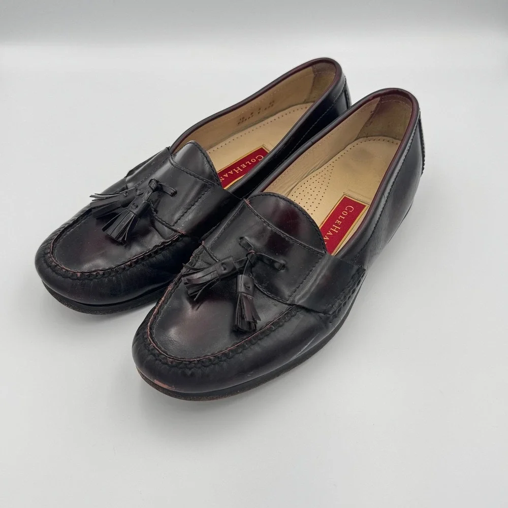 Cole Haan Black Tassel Loafers 11 NO BOX